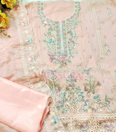 Original Indian Chinigura Fabrics Party Dress