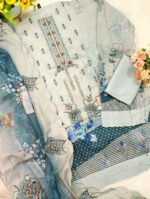 Pakistani Inspire Bin Saeed Cotton Three Piece - Image 3