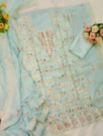 Original Indian Vetless Georgette Embroidered Party Dresses