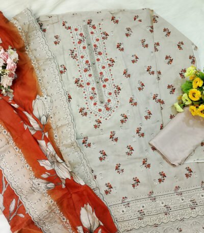 Pakistani Inspired Zellbury Stex Cotton Dress for Women