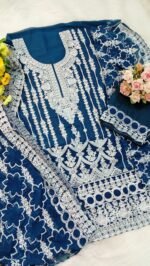 Pakistani Inspired Kashmiri Georgette Bonanza Dresses - Image 4