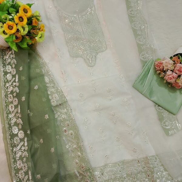Pakistani Inspired Premium Quota Fabric Three Piece