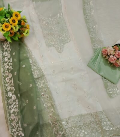 Pakistani Inspired Premium Quota Fabric Three Piece