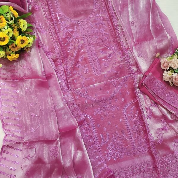 Jimmy Choo Fabric Premium Embroidered Three Piece Collection