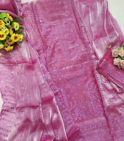 Jimmy Choo Fabric Premium Embroidered Three Piece Collection