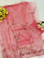 Shiny Tissue Fabric Three Piece Collection - Image 2