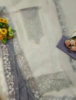 Pakistani Inspired Premium Quota Fabric Three Piece - Image 4