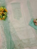 Pakistani Inspired Premium Quota Fabric Three Piece - Image 3